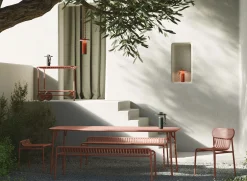 Desserte Week-End Metal Marron / Aluminium - Roulettes - Petite Friture