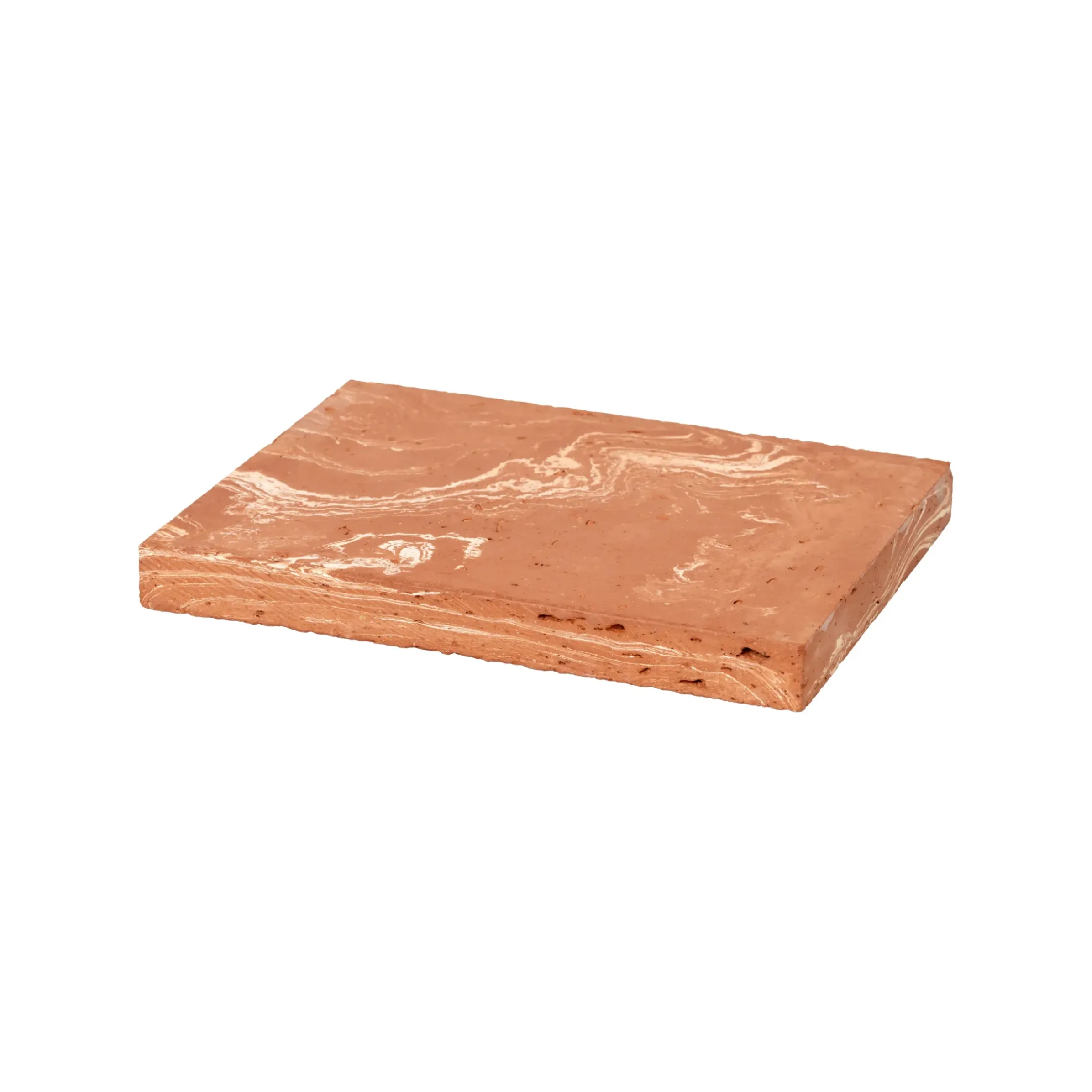 Dessous De Plat Merge Ceramique Orange / Ceramique - Fait Main En Italie - Ferm Living