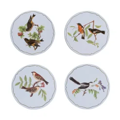 Dessous De Verre Avifauna Liege Blanc / Set De 4 - Liege - & Klevering