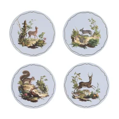 Dessous De Verre Fauna Liege Blanc / Set De 4 - Liege - & Klevering