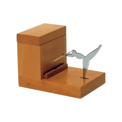 Distributeur De Cure-Dents  Bois Naturel / Alessi 100 Values Collection - Alessi