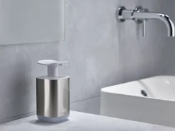 Distributeur De Savon Presto Steel Metal / Hygienique - Acier - Joseph Joseph