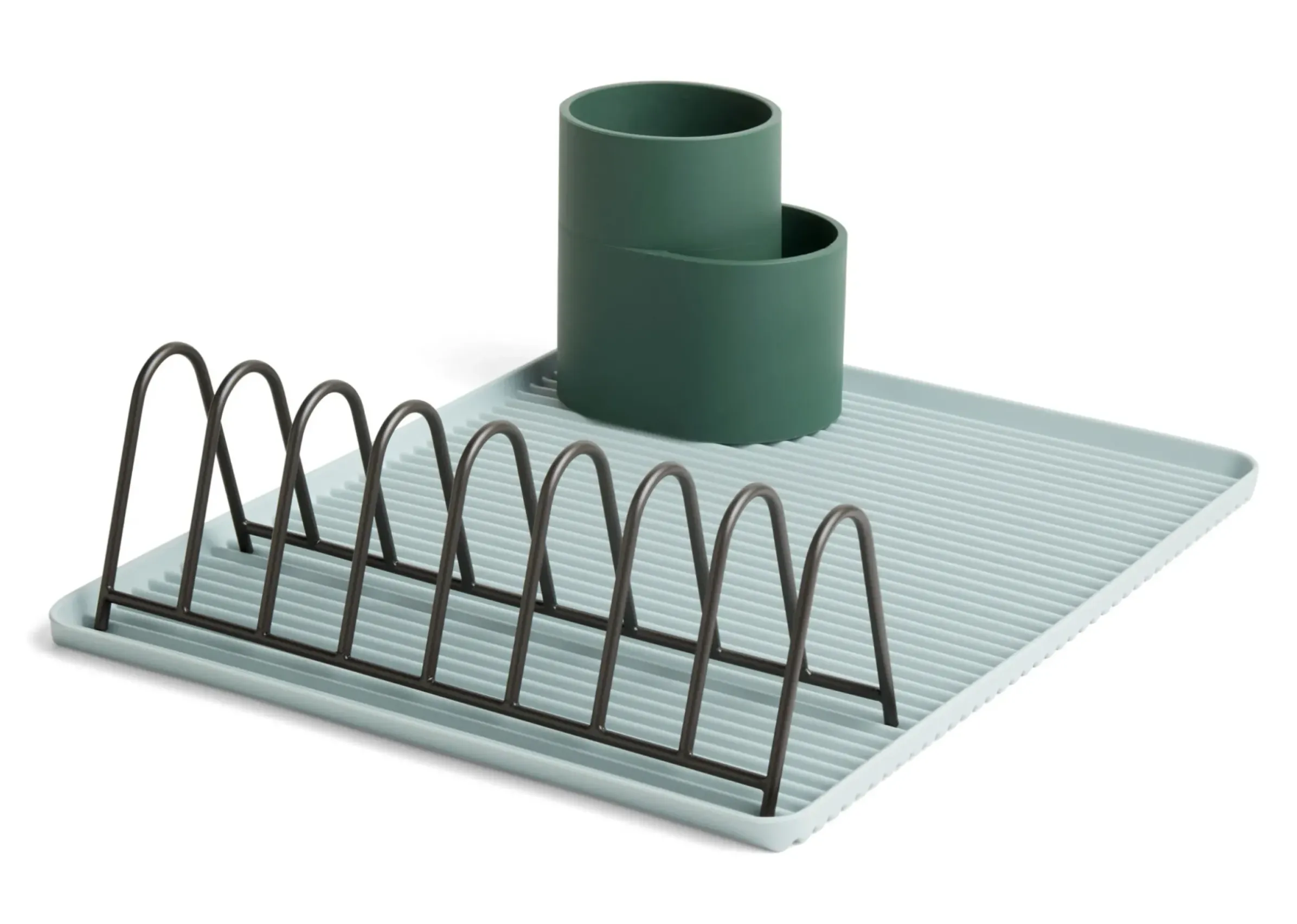Egouttoir Dish Drainer Plastique Bleu - Hay