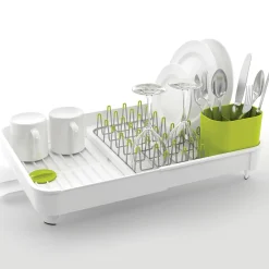 Egouttoir Extend Metal Blanc Vert / Extensible - Joseph Joseph