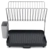 Egouttoir Y-Rack Metal Plastique Gris Noir - Joseph Joseph