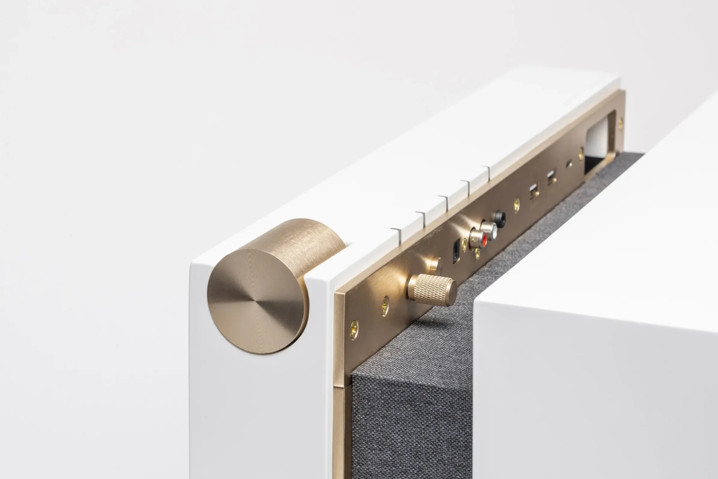 Enceinte Bluetooth Pr 01 Metal Tissu Bois/ Avec Technologie Active Pression Reflex - La Boite Concept