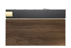 Enceinte Bluetooth Pr 01 Metal Tissu Noir Bois Naturel / Avec Technologie Active Pression Reflex - La Boite Concept