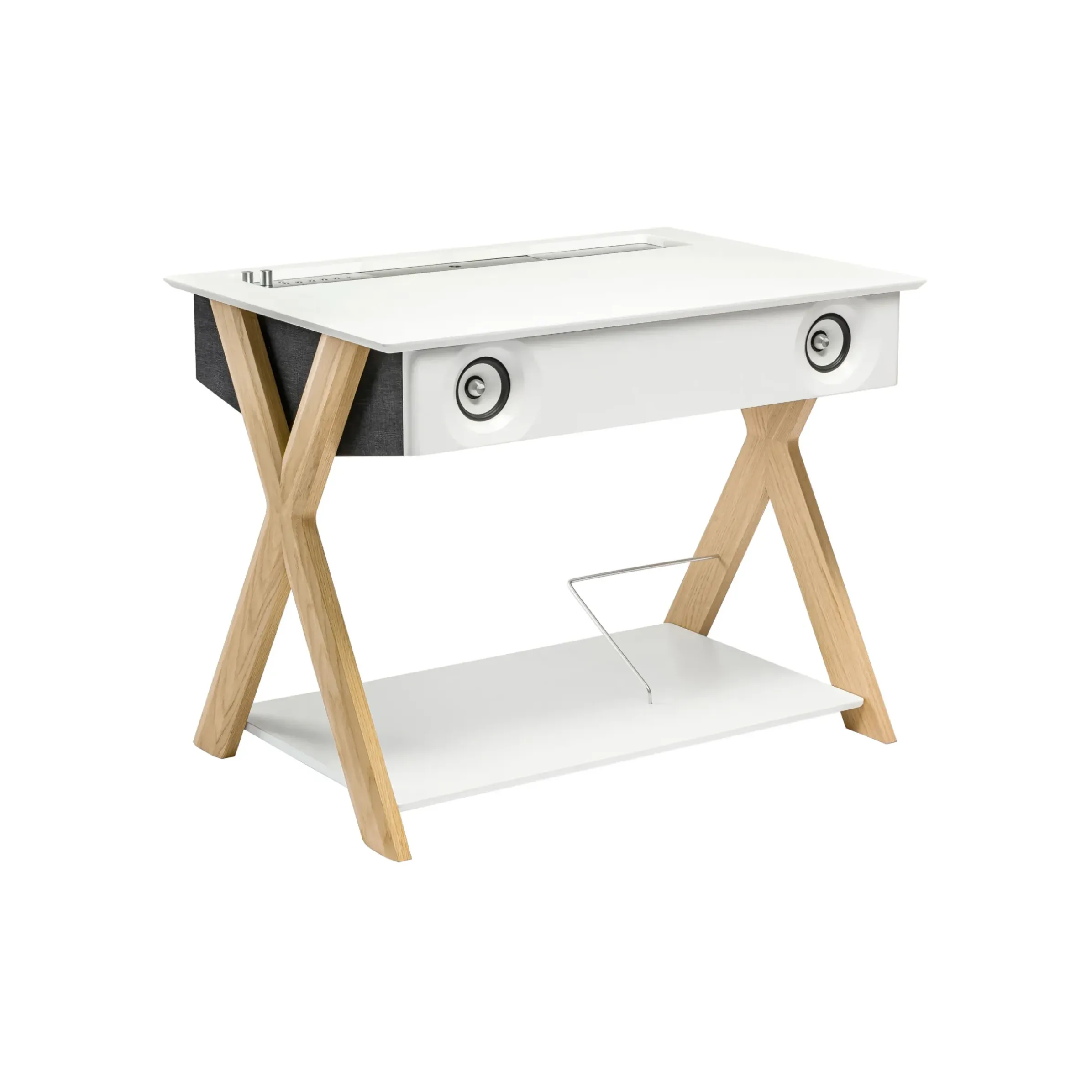 Enceinte Haute Fidelite Lx X Bois Naturel / L 76 X P 51,5 X H 57 Cm - La Boite Concept