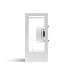 Enceinte Small Verre Blanc Transparent / L 26 X H 20 Cm - Verre Trempe - Transparent Speaker
