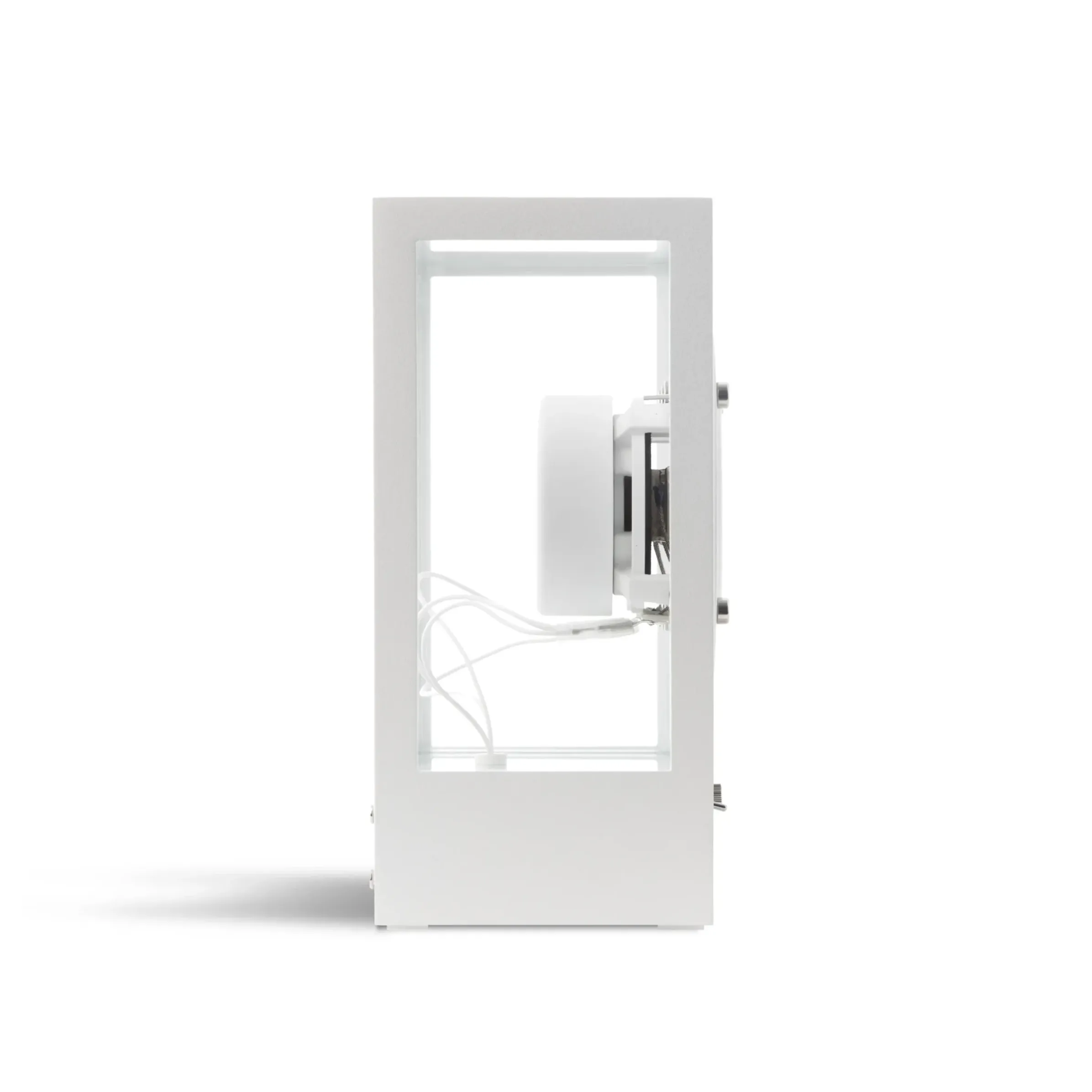 Enceinte Small Verre Blanc Transparent / L 26 X H 20 Cm - Verre Trempe - Transparent Speaker
