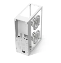 Enceinte Small Verre Blanc Transparent / L 26 X H 20 Cm - Verre Trempe - Transparent Speaker