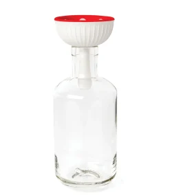 Entonnoir Magic Mushroom Plastique Blanc Rouge / Silicone Souple - Pa Design
