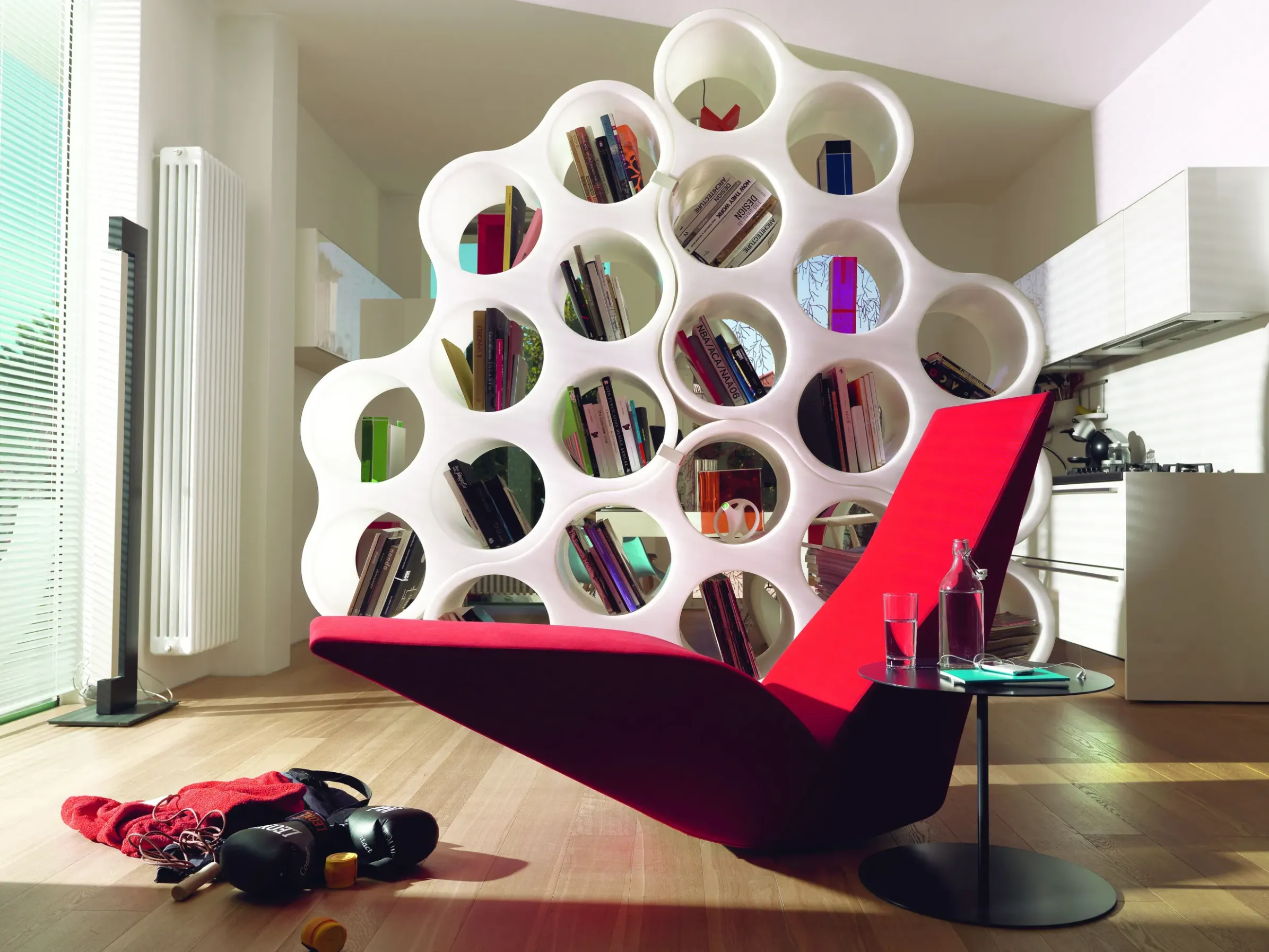 Etagere Cloud Plastique/ Cloison - Bouroullec, 2004 - L 187,5 X P 44 X H 104 Cm - Cappellini