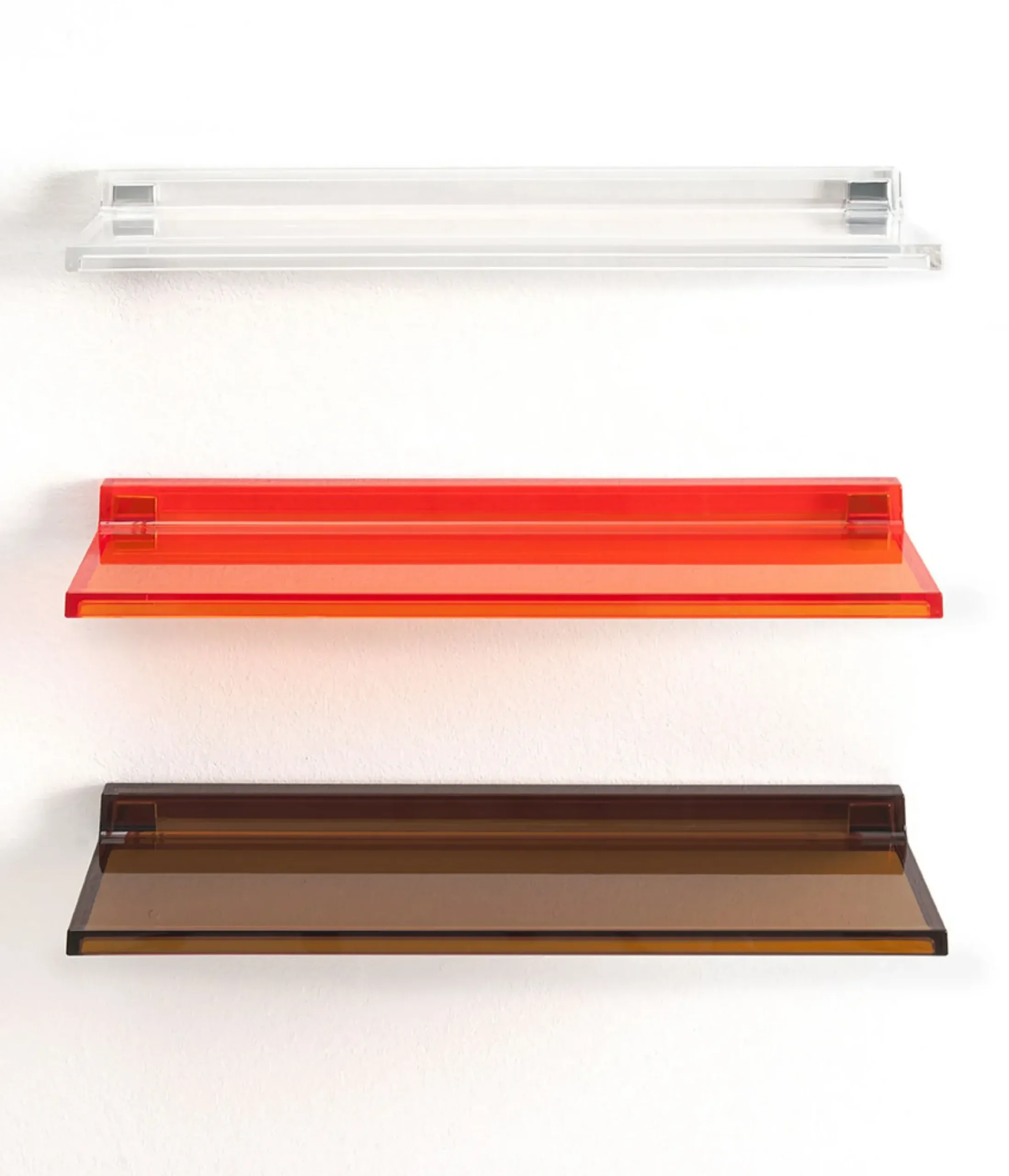 Etagere Shelfish Plastique Marron / L 45 Cm - Kartell