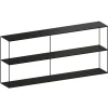 Etagere Slim Irony Metal Noir / Console - L 180 X H 64 Cm - Zeus