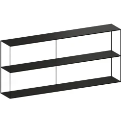 Etagere Slim Irony Metal Noir / Console - L 180 X H 64 Cm - Zeus