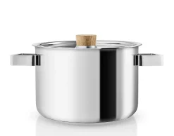 Faitout Nordic Kitchen Bois Bois Naturel Metal / 3 L - Avec Couvercle - Eva Solo