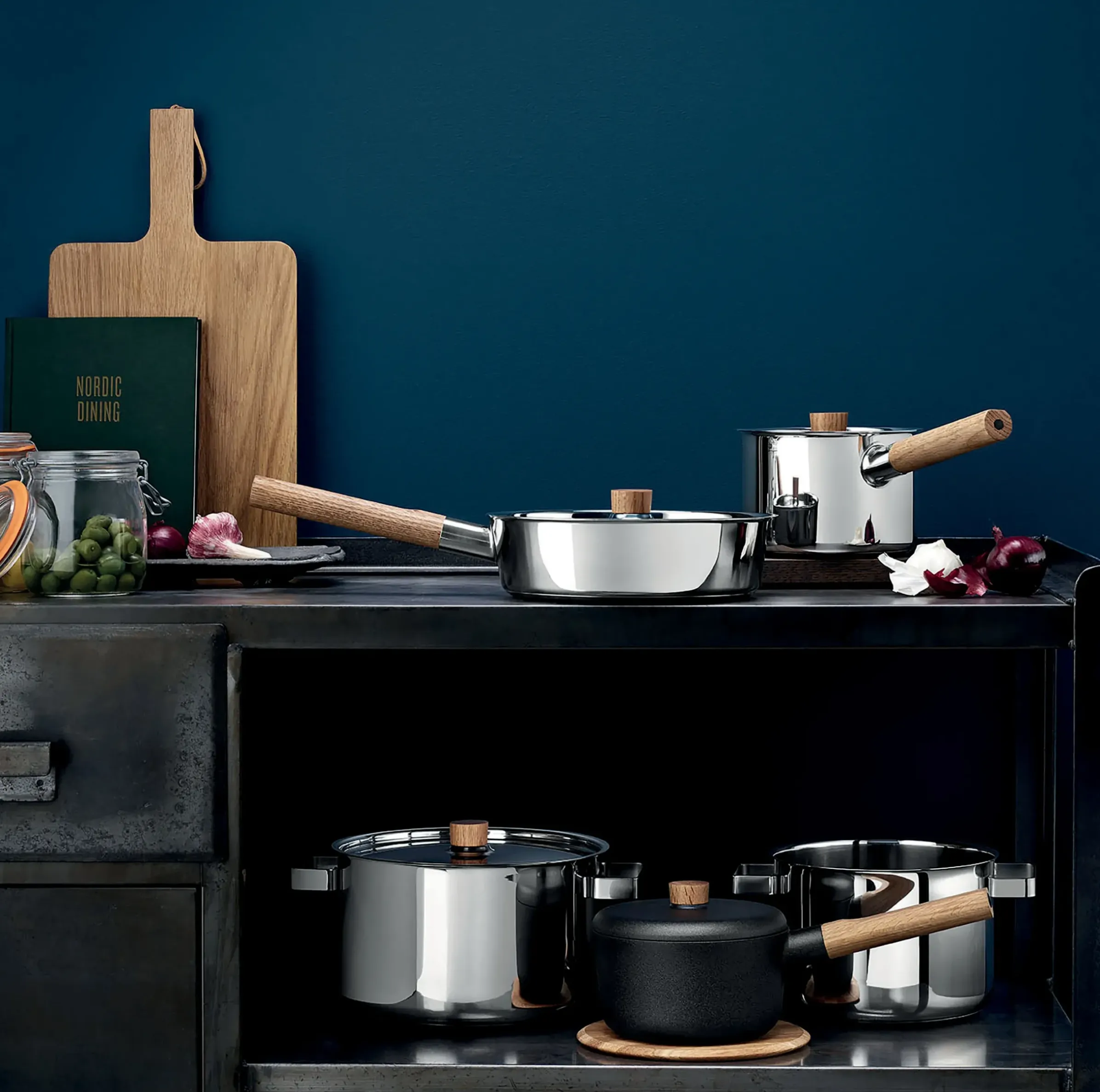 Faitout Nordic Kitchen Bois Bois Naturel Metal / 3 L - Avec Couvercle - Eva Solo