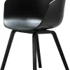 Fauteuil About A Chair Aac22 Plastique Bois / Chene Teinte - Hay