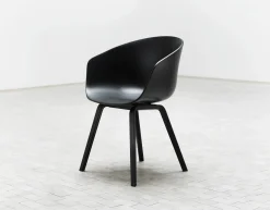 Fauteuil About A Chair Aac22 Plastique Bois / Chene Teinte - Hay