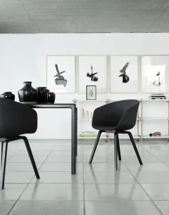 Fauteuil About A Chair Aac22 Plastique Bois- Hay