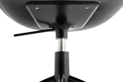 Fauteuil A Roulettes About A Chair Aac153 Cuir / Rembourre - Dossier Haut - Cuir Integral - Hay