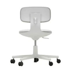 Fauteuil A Roulettes Rookie Tissu Gris / H 39 A 51 Cm - Vitra