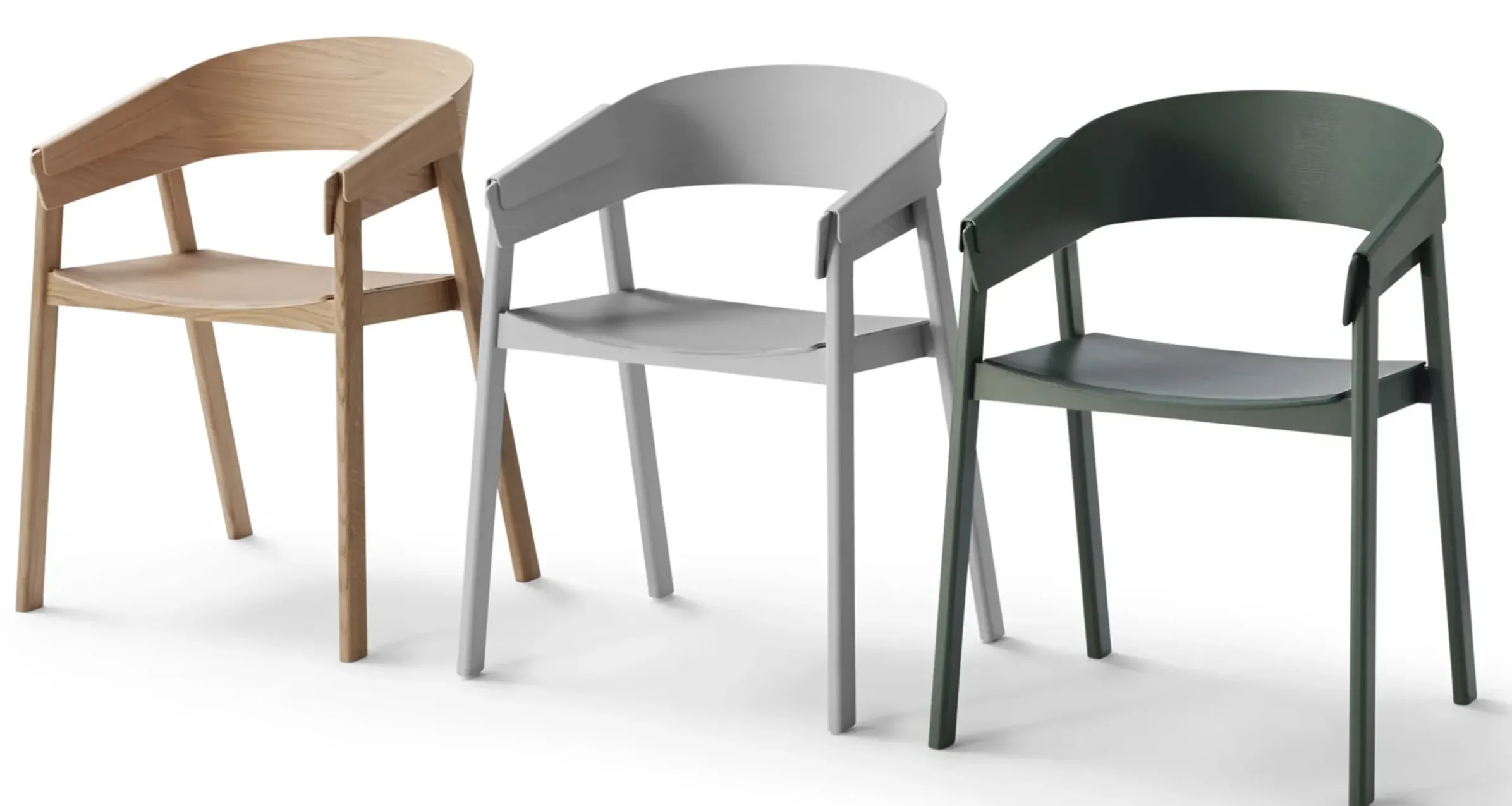 Fauteuil Cover Bois Naturel - Muuto
