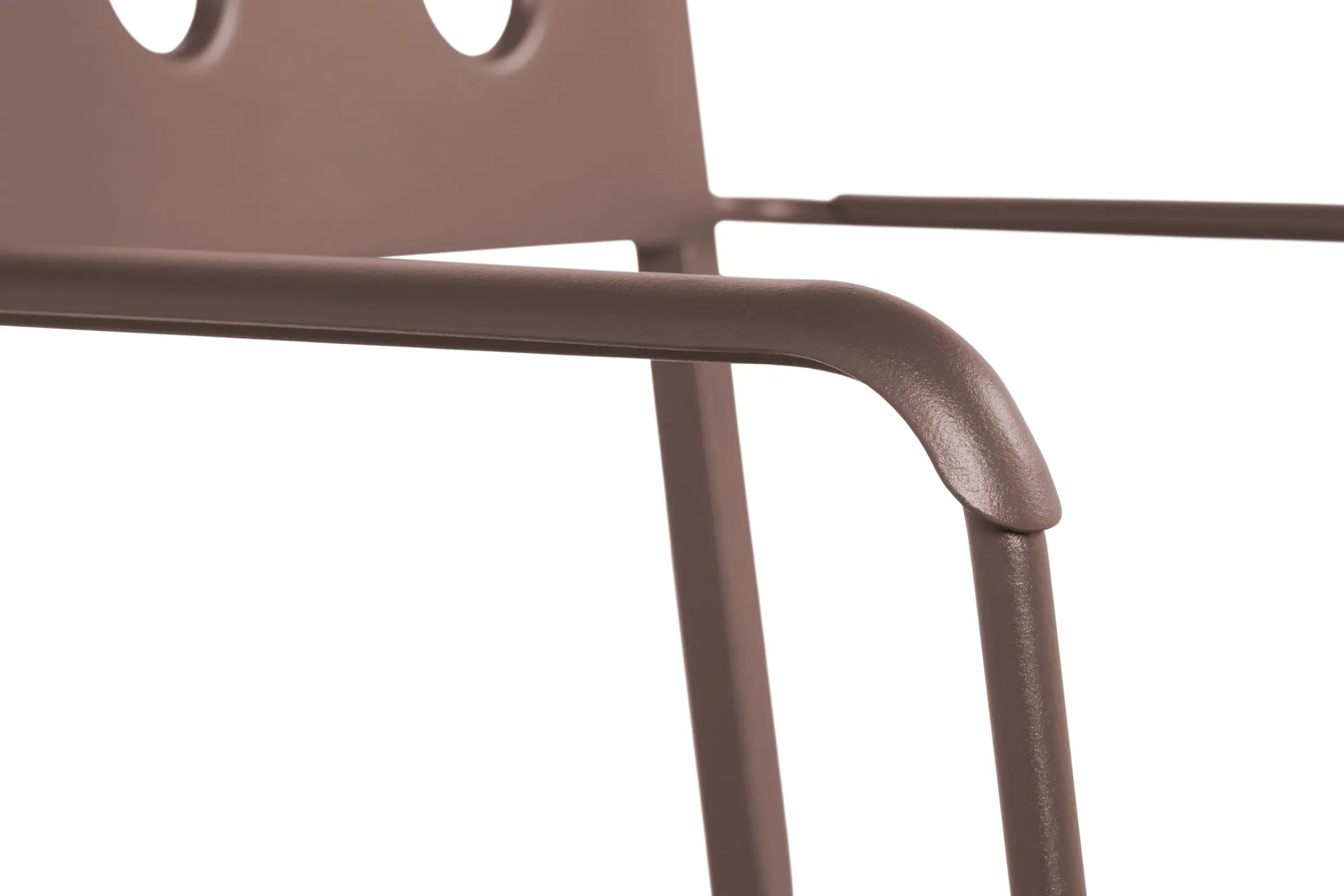 Fauteuil Empilable Balcony Metal Rouge - Hay