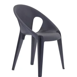 Fauteuil Empilable Bell Plastique Bleu / By Konstantin Grcic / Polypropylene Recycle - Eco-Concu - Magis