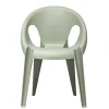Fauteuil Empilable Bell Plastique Vert Gris / By Konstantin Grcic / Polypropylene Recycle - Eco-Concu - Magis