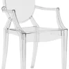 Fauteuil Empilable Louis Ghost Plastique Transparent / Polycarbonate 2.0 - Kartell