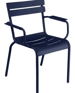 Fauteuil Empilable Luxembourg Metal Bleu / Aluminium - Fermob