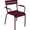 Fauteuil Empilable Luxembourg Metal Rouge / Aluminium - Fermob