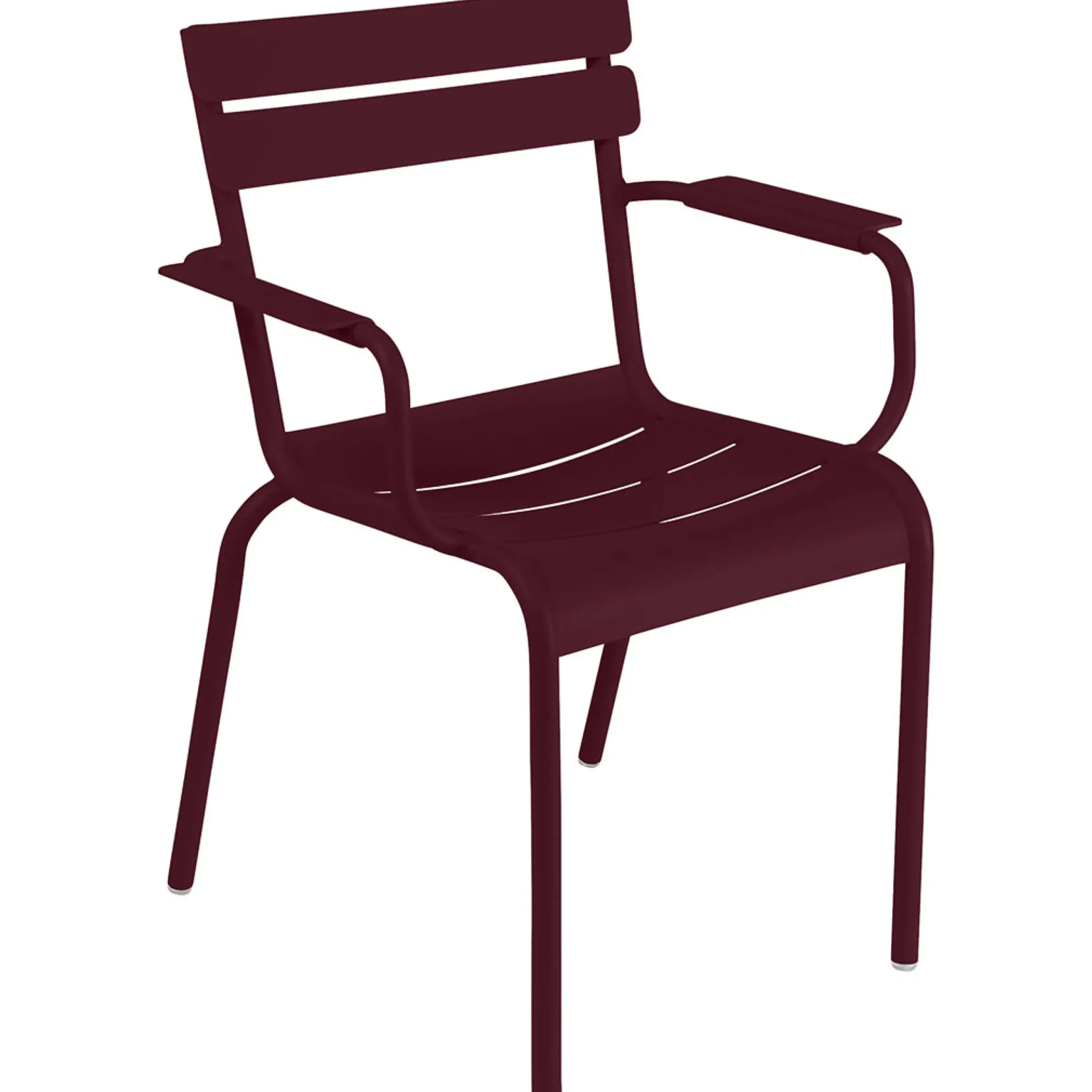 Fauteuil Empilable Luxembourg Metal Rouge / Aluminium - Fermob