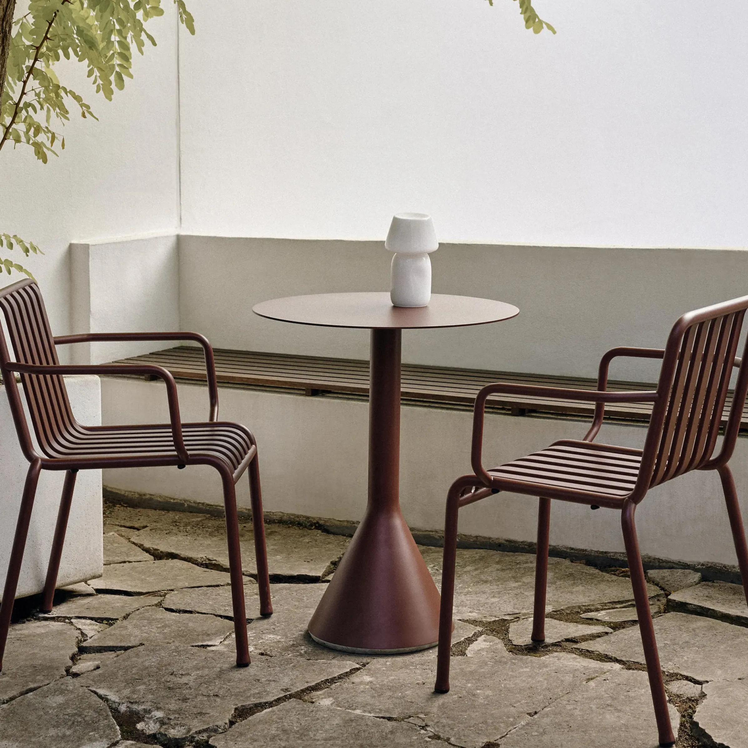 Fauteuil Empilable Palissade Metal Rouge / R & E Bouroullec - Hay