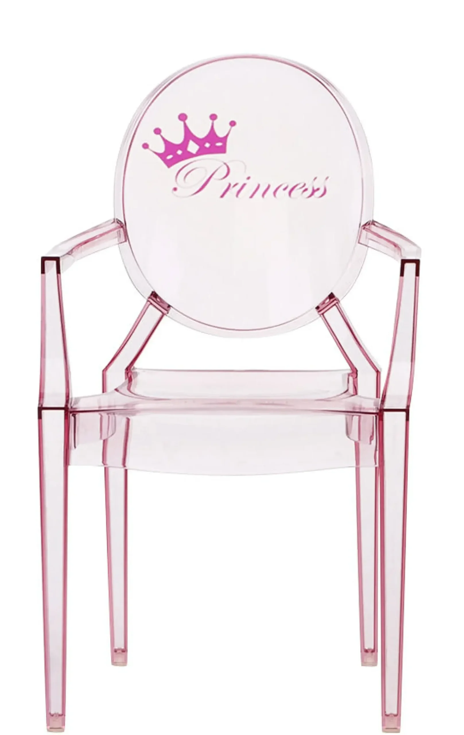 Fauteuil Enfant Lou Lou Ghost Plastique / Dossier Décore - Kartell