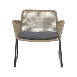 Fauteuil Mundo Tissu Fibre Vegetale Beige / Corde Polyester - Bloomingville