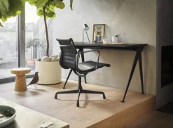 Fauteuil Pivotant Aluminium Chair Ea108 Tissu / Base 4 Branches - Vitra