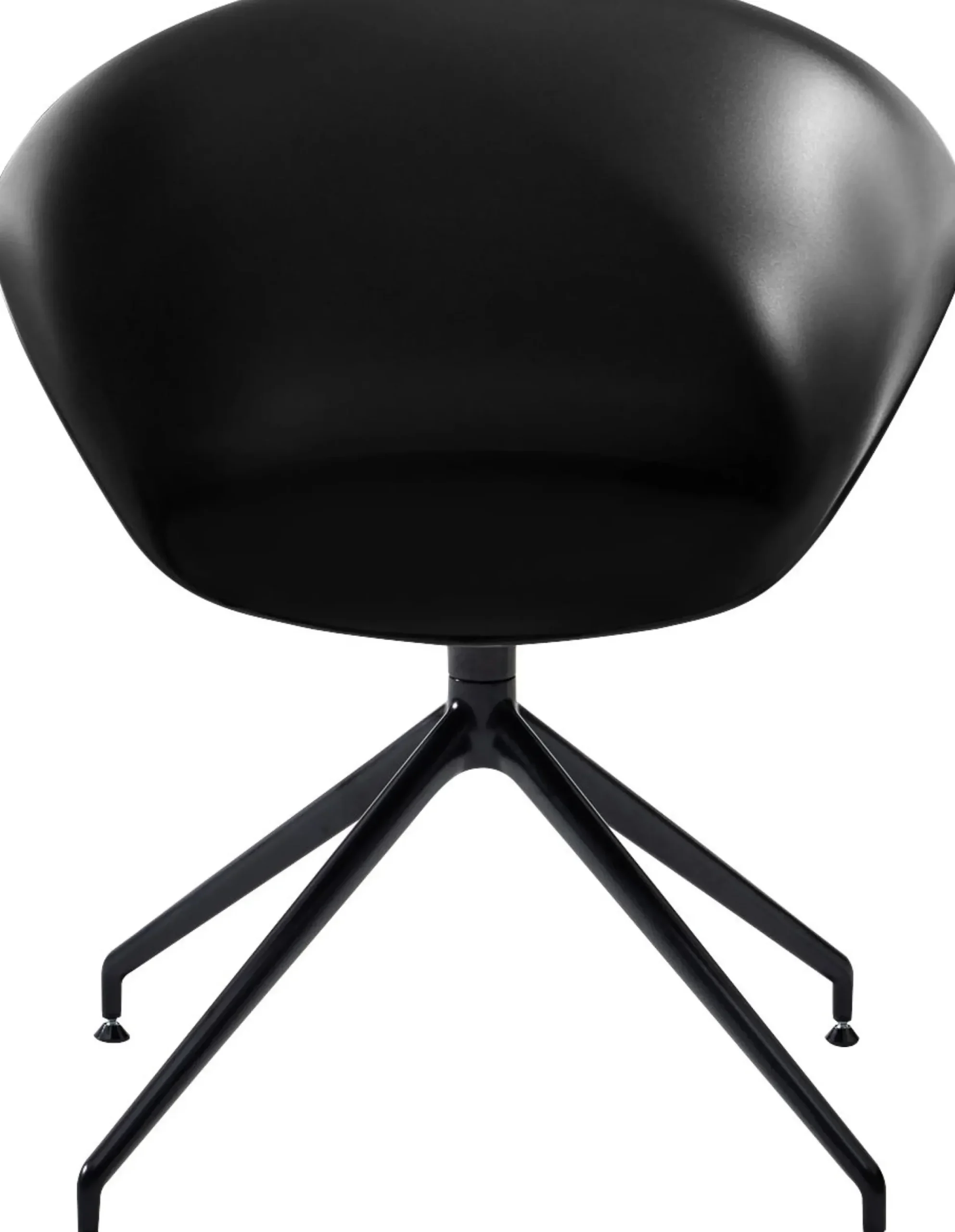 Fauteuil Pivotant Duna 02 Metal Plastique - Arper