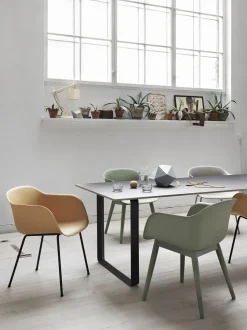 Fauteuil Pivotant Fiber Plastique - Muuto