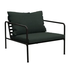 Fauteuil Rembourre Avon Metal Tissu Vert - Houe