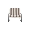 Fauteuil Rembourre Desert Stripe Tissu Marron - Ferm Living