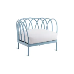 Fauteuil Rembourre Les Arcs Metal/ Aluminium - Coussin Inclus - Unopiu