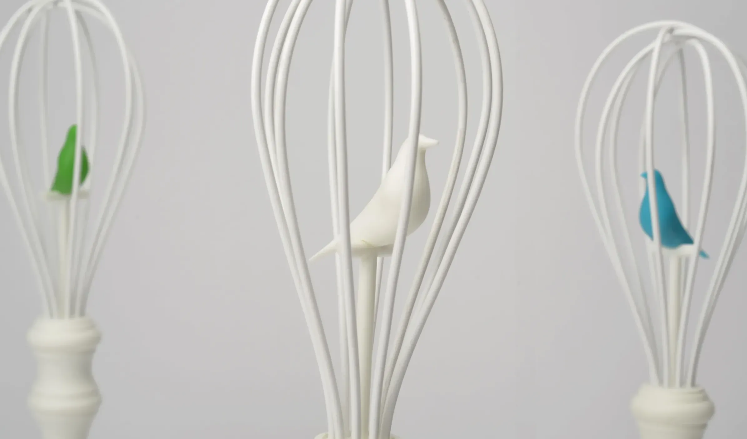 Fouet Bird Whisk Metal Plastique - Pa Design