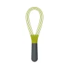 Fouet Twist Plastique Vert Gris / Silicone - 2 En 1 : Fouet Ballon + Fouet Plat - Joseph Joseph