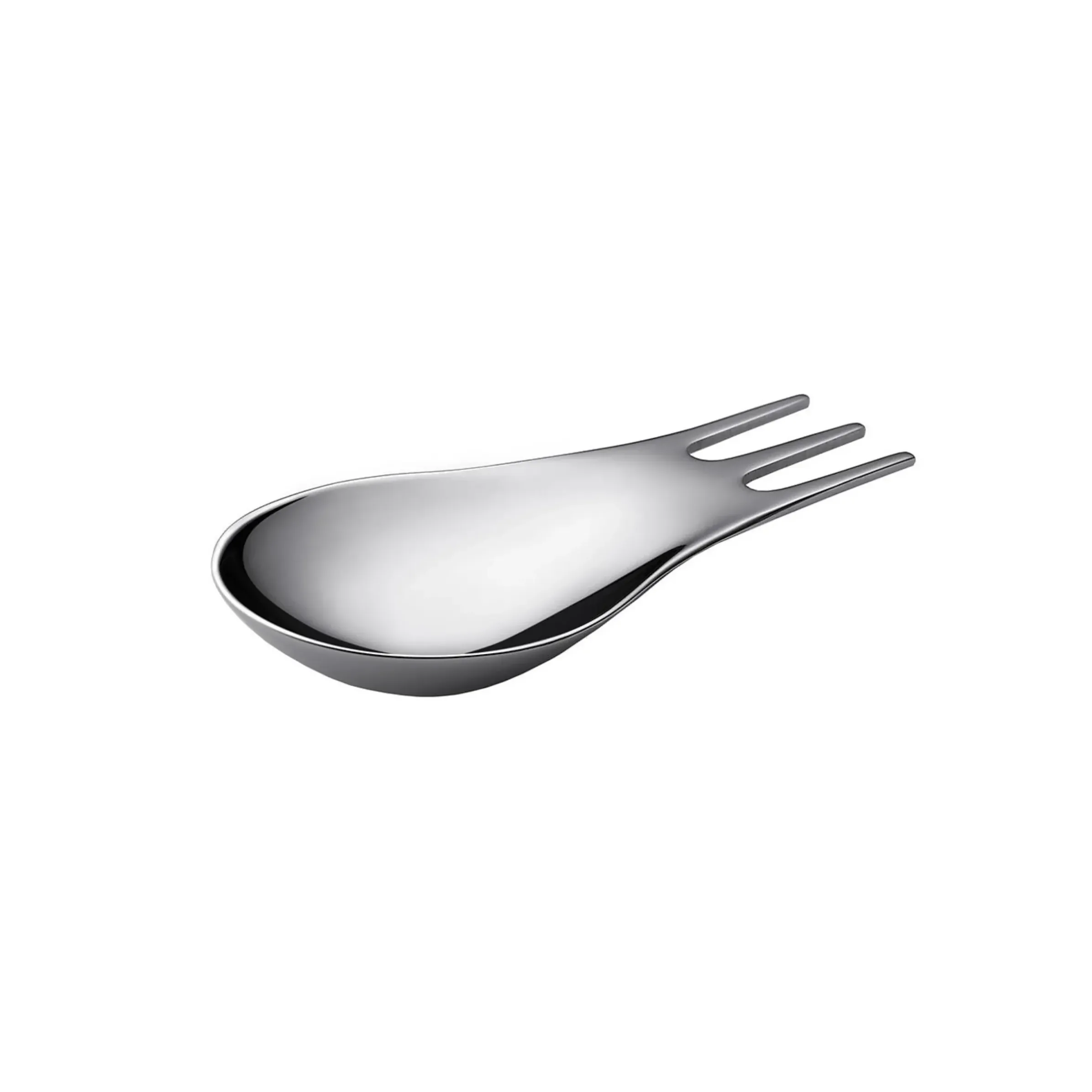 Fourchette Moscardino Metal / Cuillere Pour Aperitif - Set De 4 - Alessi