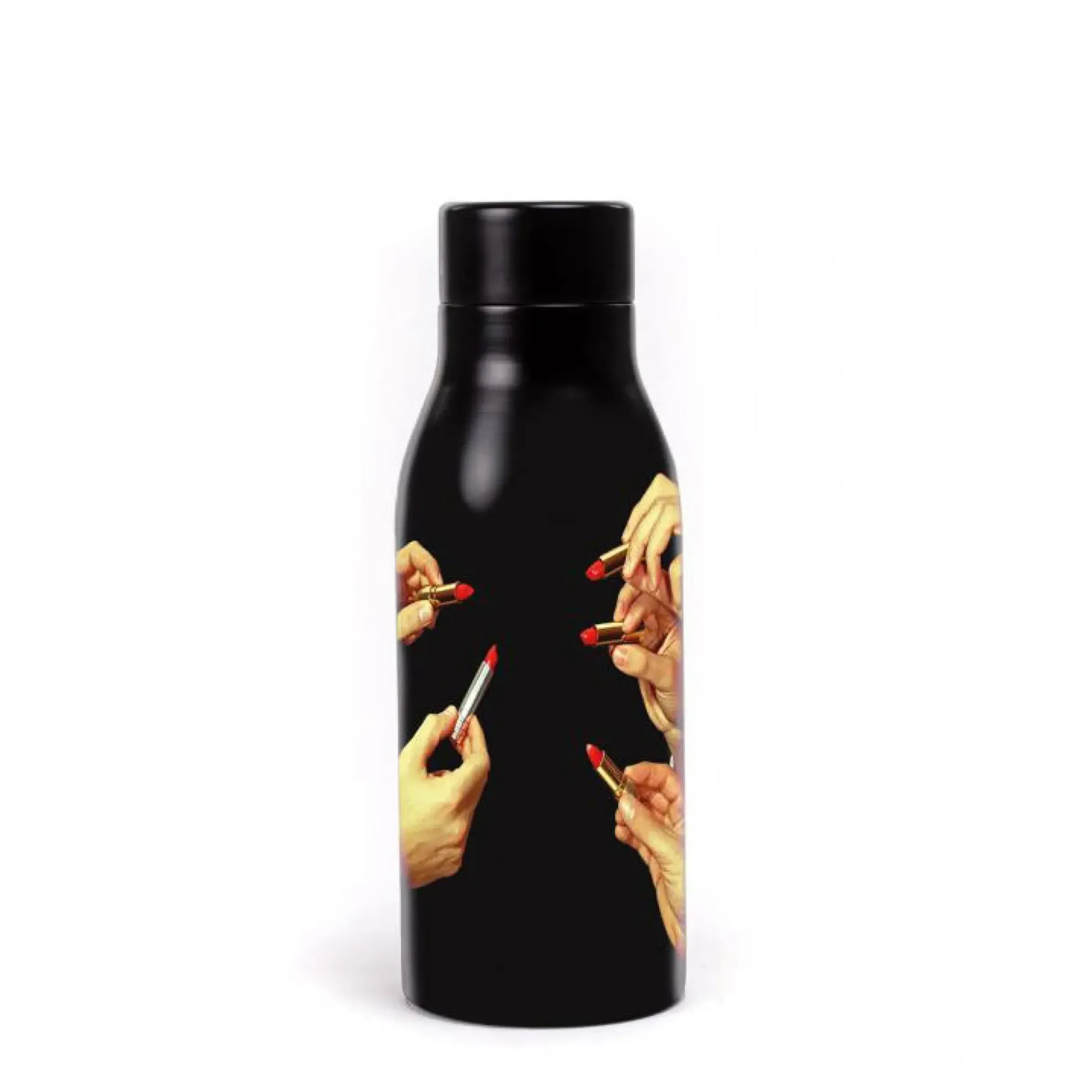 Gourde Isotherme Toiletpaper - Black Lipsticks Metal / Acier - 0,5L - Seletti