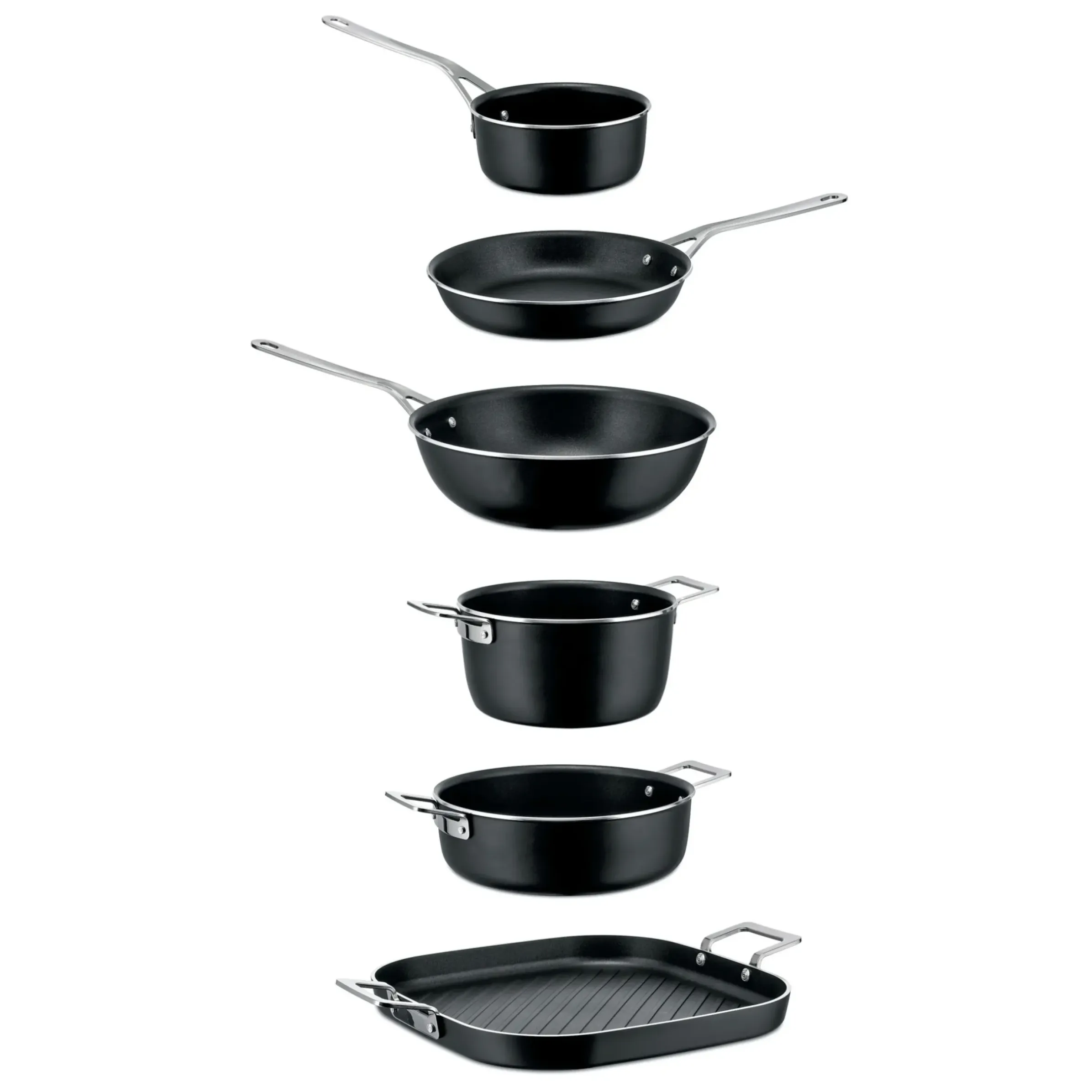 Grill Pots&Pans Metal/ 29 X 29 Cm - Tous Feux Dont Induction - Alessi