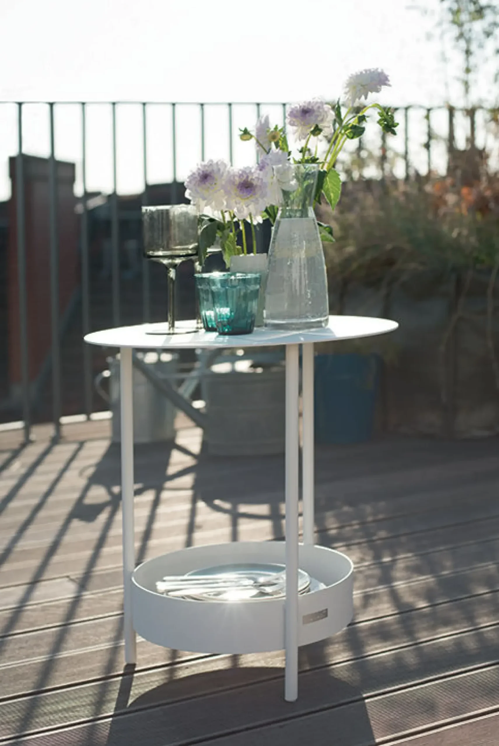 Gueridon Salsa Metal Vert / O 50 X H 50 Cm - Fermob